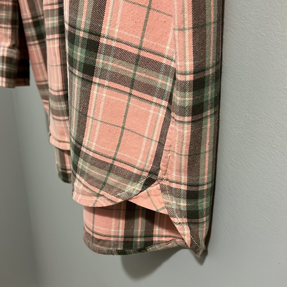 SOLD RALPH LAUREN PLAID FLANNEL BUTTON DOWN SHIRT (L) - Picture 13 of 13